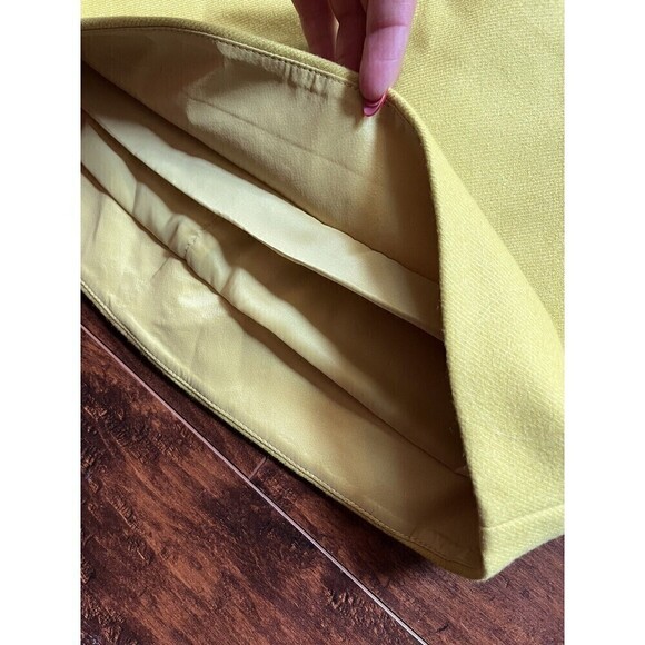 J. Crew Mini Pencil 100% Wool Lined Skirt Womens Sz 00 - Picture 3 of 6